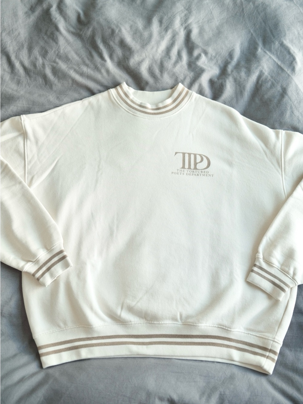 Taylor Swift The Tortured Poets Department Crewneck Official Website Merch (XS)